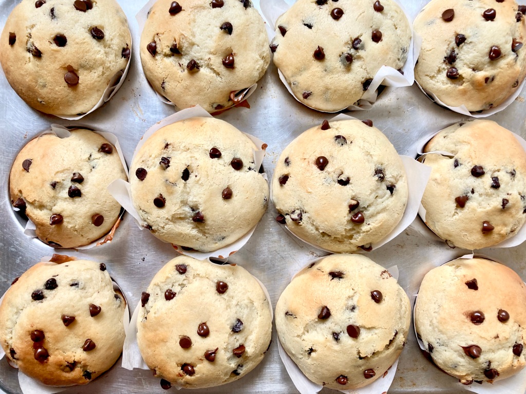 Bakery Style Chocolate Chip Muffins